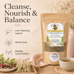 FIBROID TEA- Reduces Fibroids & helps balance hormones by Master Herbalist