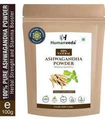 100% Pure Ashwagandha Powder | Finely Ground | 100 g Resealable Pack