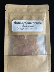 Acacia/Gum Arabic (Acacia Senegal) Dried Gum Pieces 0.5 oz