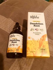 Wild & Organic Dandelion Root Extract Drops – Liver 4 Fl Oz (Pack of 1)