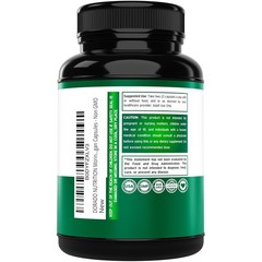Organic Moringa Capsules 180 Count Pure Moringa Leaf Powder Supplement