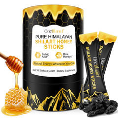 Pure Himalayan Shilajit Honey sticks | Easy Consume to Shilajit honey 30 sticks