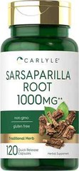 Sarsaparilla Root Capsules 1000mg | 120 Count | Non-GMO |