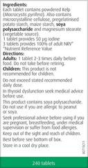 A. Vogel Kelp Tablets (240) BBE 11/2027