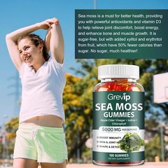 Sea Moss Gummies – Bladderwrack,Burdock Root, Chlorophyll, Apple Cider Vinegar