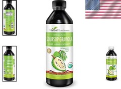 Natural 12oz Soursop Graviola Leaf Extract – Stress Relief & Immune Boost Drops