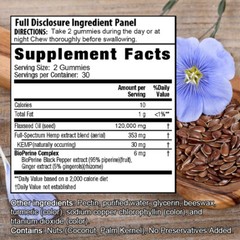 Oil Fudge Supplements Calm Sleep Stress Anxiety Pain Relax Relief 60 Pills US