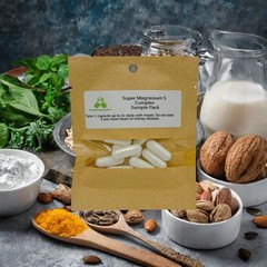 Super Magnesium 5 with Vitamin D3, 500mg or 650mg vegetarian or pullulan