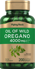 Oregano Oil Capsules | 150 Softgel Pills | 4000mg | Non-GMO | by Piping Rock