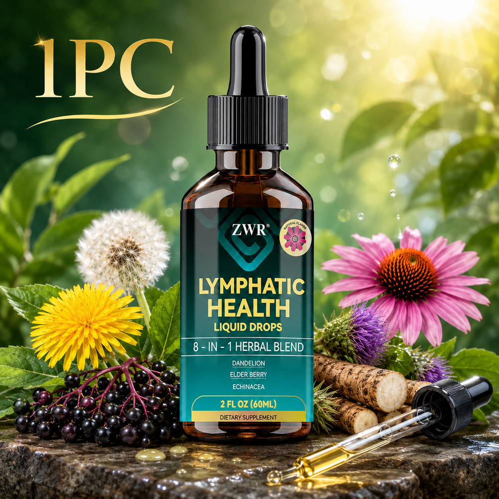 LYM-SYSTEM HEALTH DROPS, Cleavers, Red Clover, Prickly Ash, Stillingia Root