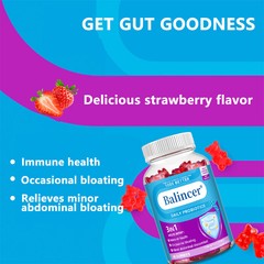 Probiotic Gummies,60pcs Support Gut & Immune Health, Aid Digestion