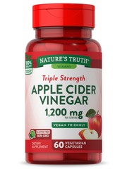 Apple Cider Vinegar Capsules | 1200mg | 60 Count | Vegan | by Nature’s Truth