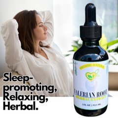 Valerian Root Non-Alcohol Extract Tincture Liquid Drop Insomnia Anxiety Aid 2 oz
