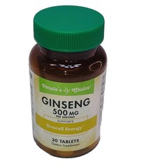 3 GINSENG 500 mg 30Tablets/Bottle EnergyStaminaBooster Men & Women 06/2028