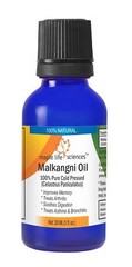 Malkangni Oil 100% Pure & Natural Oil Celastrus paniculatus Pure & High Quality