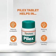 3 x Himalaya Pilex 180 Tabs Pure Herbal Exp 2028