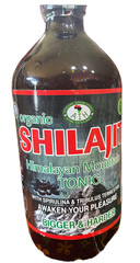 100% Organic Shilajit Himalayan Mountain Tonic – 16 oz Glass Bottle
