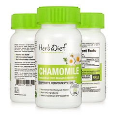 Chamomile Extract 20:1 APIGENIN Veg Capsules Stress Anxiety Relief Restful Sleep