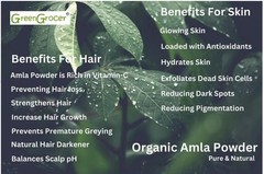 100% Premium Amla Powder| Indian Gooseberry|Natural & Chemical-Free (3.5 OZ)