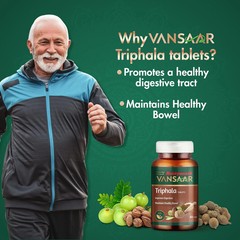 Baidyanath Vansaar Triphala 60 Tablets For Digestion & Healthy Bowel