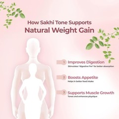 Sakhi Tone Ayurvedic Weight Gainer Paste for Women Natural Wellness 500g