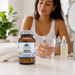 Pure Mountain Botanicals Neem Capsules – 500mg Organic Neem Leaf Supplement