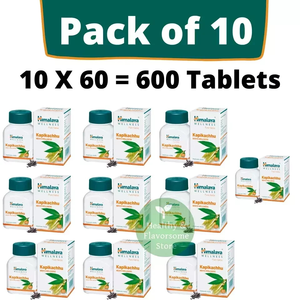 Himalaya Kapikachhu 60 Tabs x10 | Male Wellness & Vitality | Exp 03/2027 |