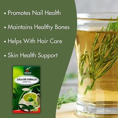 Horsetail Tea Hojas de Cola de Caballo 50 Teabags Premium Dried Herb from Peru