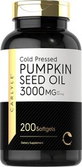 Carlyle Pumpkin Seed Oil | 3000mg | 200 Softgel Capsules | Non-GMO and…