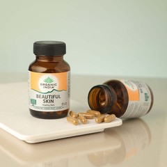 Organic India Beautiful Skin for Healthy Glowing Skin, purify the blood | 60 Cap