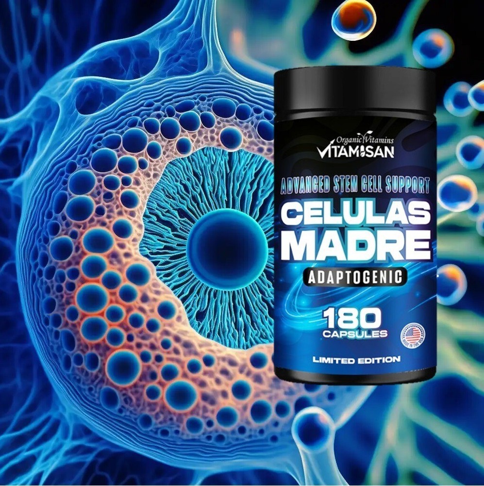 PLUS STEM CELL LIONS MANE CELULAS MADRES Adaptogenic 180 caps