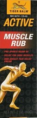 3 Pack Tiger Balm Active Muscle Rub Non Greasy Pain Relief Cream 2 Oz ( 60g )