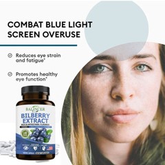 Bilberry Extract 1200mg 30 To 120 Capsules Eye Vision Health HEALTHY BLOOD SUGAR
