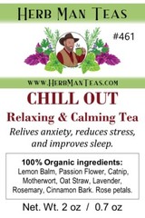 CHILL OUT TEA – Best Relaxing Tea to reduce Stress & anxiety by master herbalist