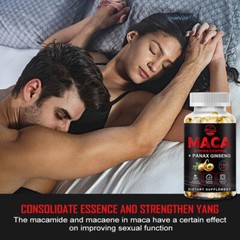 Peruvian Maca Root 12000mg 240 Capsules Organic Vitamins Supports Desire Stamina