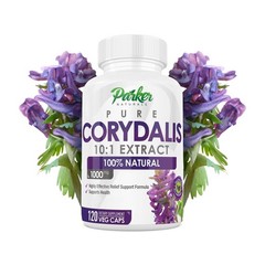 Corydalis Root Extract Capsules 1000mg – Natural Pain Relief, 120 Servings, Vege