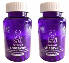120 Capsules/350mg Nuvomed Shatavari Root for LactatingMothers Milk 125-SHIP24HR
