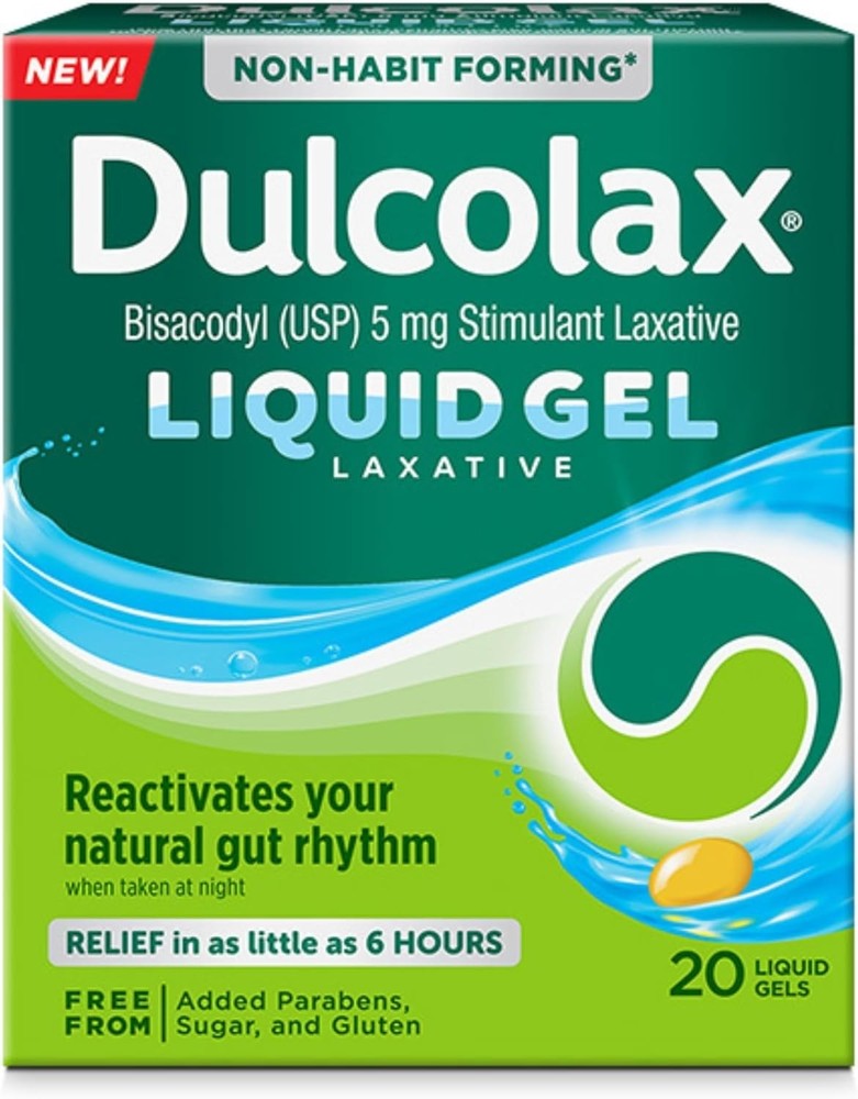 Dulcolax Stimulant Laxative Liquid Gels, Predictable & Effective…