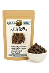 Whole Osha Root – 100% Pure, Non-GMO Ligusticum Porteri, Respiratory USA Wild