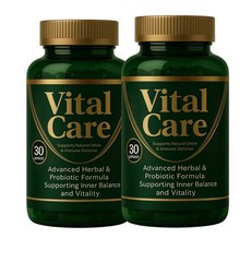 VITAL CARE STRENGTH NATURAL PROBIOTIC ULTIMATE FLORA DETOX – ORIGINAL 3 BOTTLES