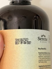 Serene Herbs Organic Black Seed Bitters 16oz Exp 04/2027