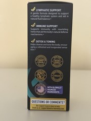 Nutra Harmony Natural Lymphatic Drainage 8 in 1 Herbal Blend Cleanse Detox 60ml