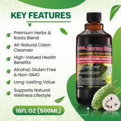 Organic Soursop Bitters 16 fl oz – Herbal Tonic for Digestive Health & Wellness