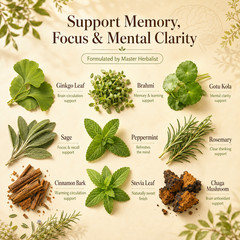 BRAIN TEA Get Smart with better memory, focus, intelligence by master herbalist