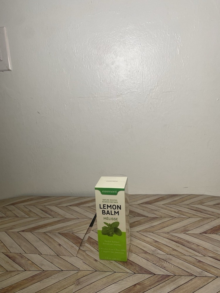 Easment Lemon Balm Herbal Extract Alcohol-Free Vegan 4.2 fl oz