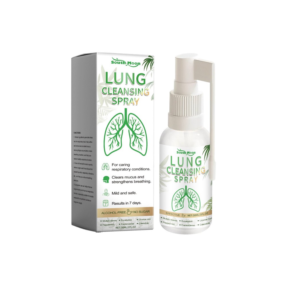 Herbal 1~5PCS Lung Detox 30ML Cleansing Spray Designed For Smokers Clear Nasal C