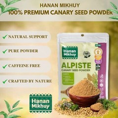 Alpiste 100% Natural Canary Seed Powder for Protein, Omega-3 & Digestive Health