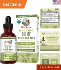 Organic Oregano Oil Liquid Drops | Digestive Health & Overall Wellness