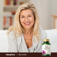 Red Clover Capsules 1200mg | 200 Capsules | Non-GMO | by Piping Rock