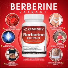 Berberine Extract 1800mg – Heart Health, Anti-inflammatory, Lower Cholesterol